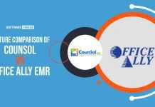 Feature Comparison of CounSol VS Office Ally EMR CounSol