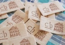 Labels on products Labels on products