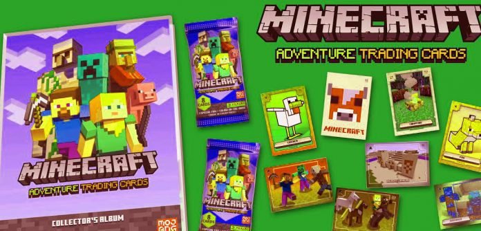 Minecraft adventure trading cards