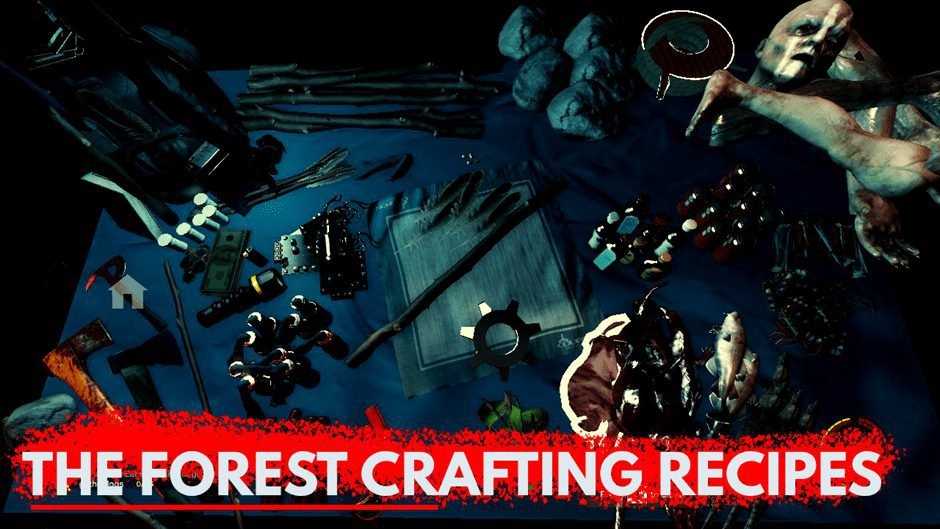 The forest crafting recipes for weapons