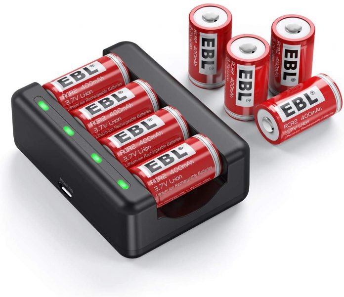 Protected EBL RCR123A Rechargeable Battery Review