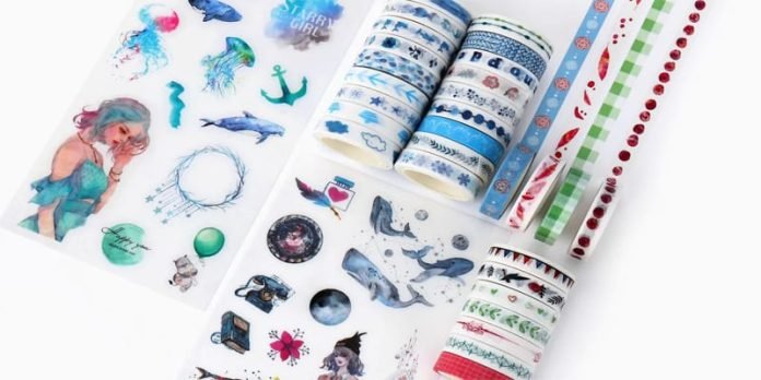 The Easiest Way To Make Acrylic Keychains Using Washi Tape