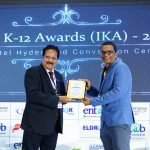 DPS Warangal participation receives Eldrock K-12 Award for Adoption of effective sports education and skills development. DPS Warangal