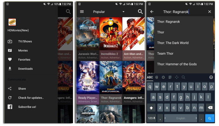 Download Cinema HD v2 for Android Devices