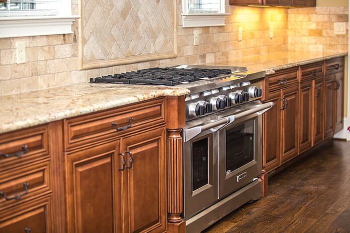 Stained Kitchen Cabinets