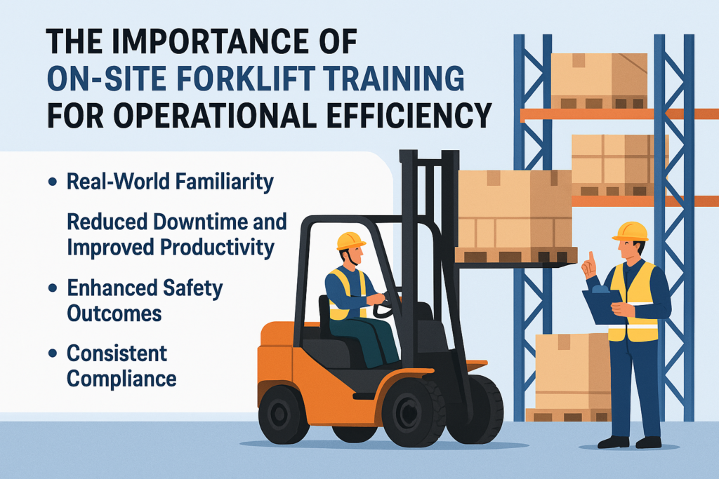 The Importance of On-Site Forklift Training for Operational Efficiency