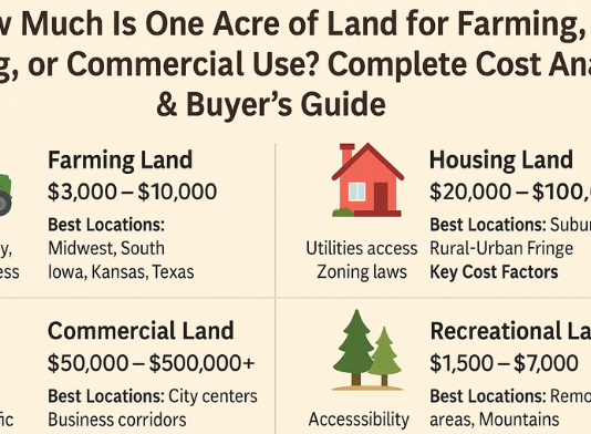 How Much Is One Acre of Land for Farming, Housing, or Commercial Use? Complete Cost Analysis & Buyer’s Guide how much is one acre of land
