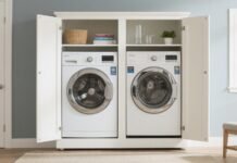 Washer-Dryer Cabinet Solutions: Smart Designs for Small Spaces, Hidden Storage, and Modern Laundry Rooms Washer-Dryer Cabinet