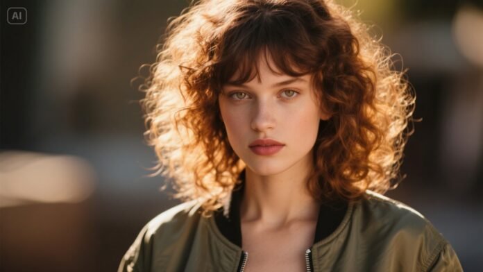 curly bangs