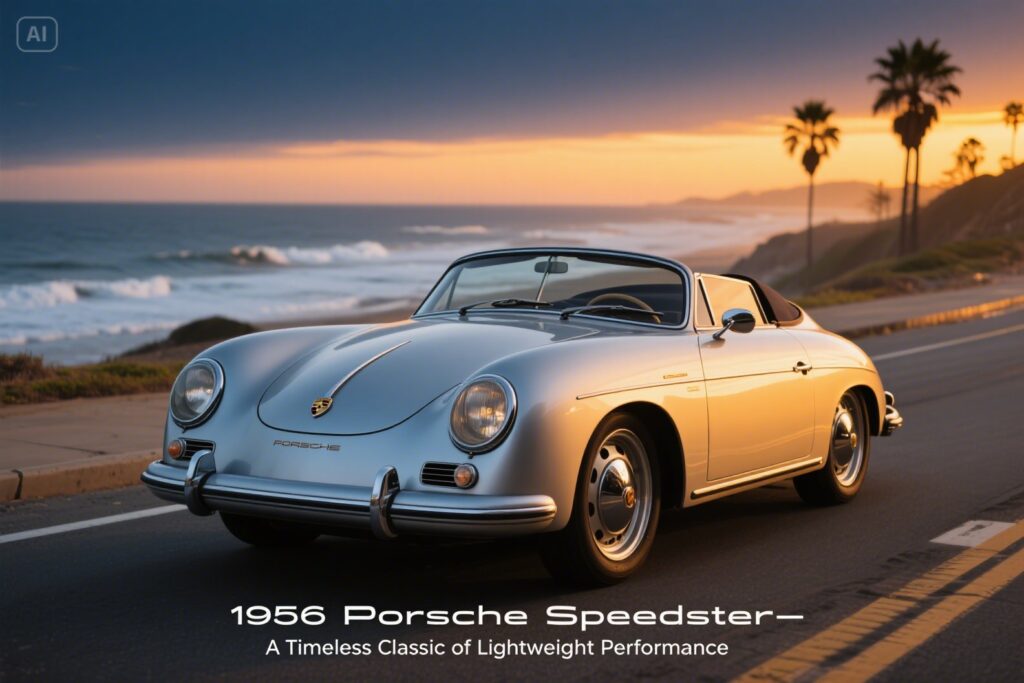 The Iconic 1956 Porsche Speedster: A Timeless Classic of Lightweight Performance and Design