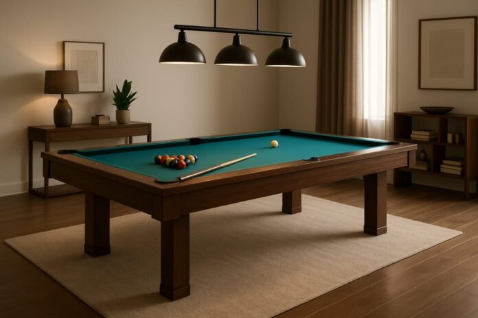 Indoor pool tables