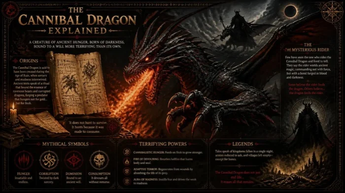 The Cannibal Dragon Explained: Origins, Powers, Rider Mystery, and What Happened Next